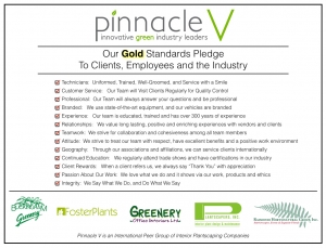 Plantscapers Gold Standards